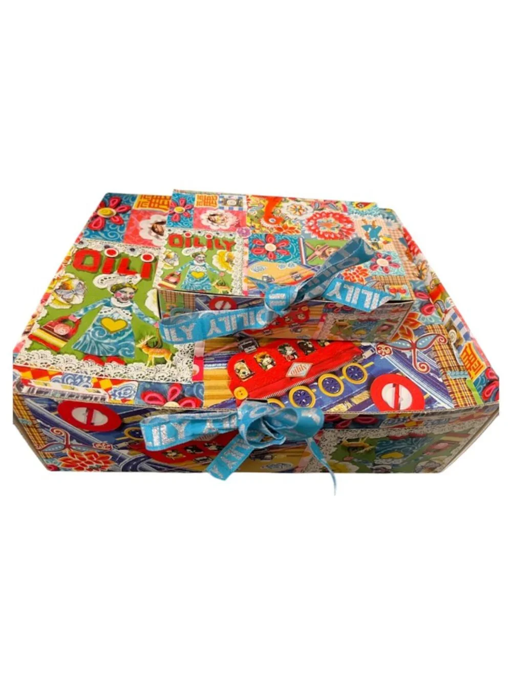 Set of 2 Empty Oilily Rare Discontinued Gift Boxes